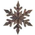 thumbnail image 1 of Sunset Vista Designs 460971 - Brown Snowflake 18" (15820) Christmas Wall Decor, 1 of 1