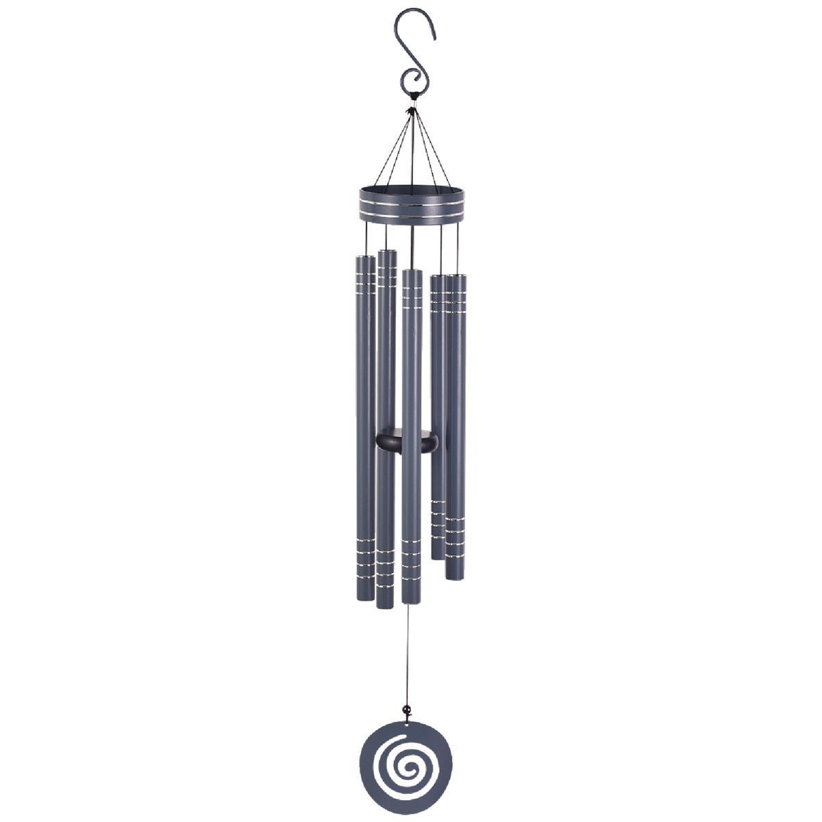 Sunset Vista Designs 93564 Durable Metal Vista Classics Galaxy Wind Chime, 41-Inch, Gray — Residential Use, Standard Application