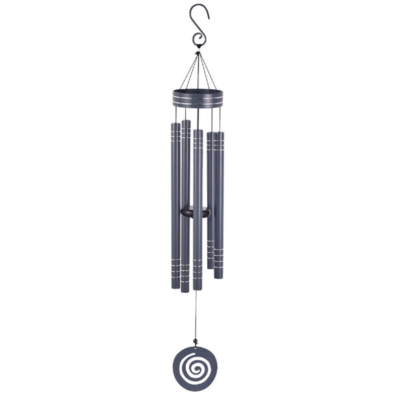 Sunset Vista Designs 93564 Durable Metal Vista Classics Galaxy Wind Chime, 41-Inch, Gray — Residential Use, Standard Application