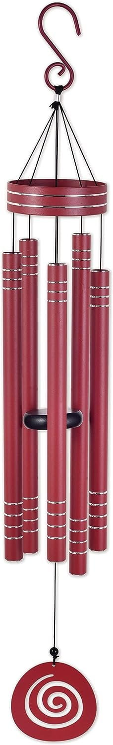 Sunset Vista Designs 93565 Durable Metal Vista Classics Galaxy Wind Chime, 41-Inch, Red — Residential Use, Standard Application