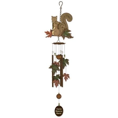 Sunset Vista Designs Babes Squirrel Wind Chime, 36"
