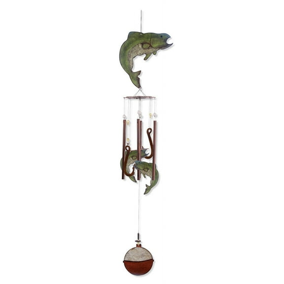 Sunset Vista Designs Catch of the Day Fish Wind Chime, 36-Inch Long