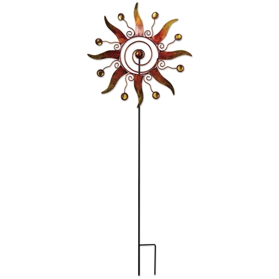 Sunset Vista Designs Celestial Spinner Garden Stake, 28"