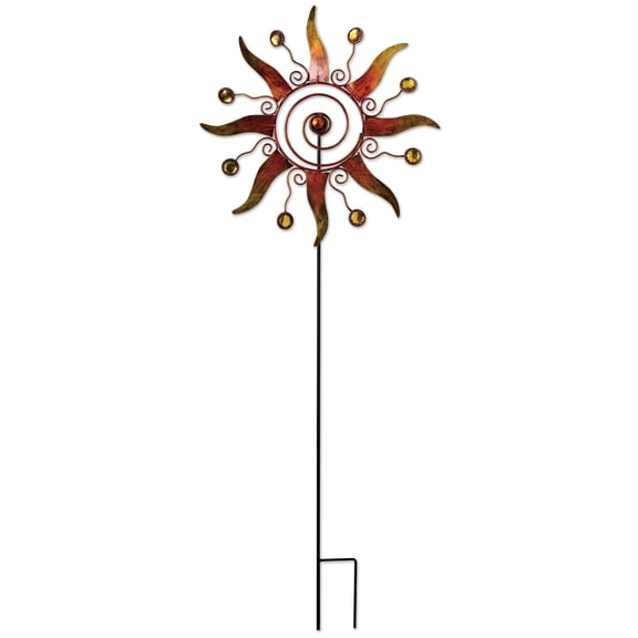 Sunset Vista Designs Celestial Spinner Garden Stake, 28"