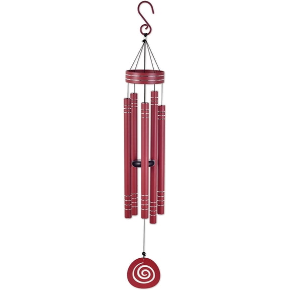 Sunset Vista Designs Durable Metal Vista Classics Galaxy Wind Chime, 41-Inch, Red