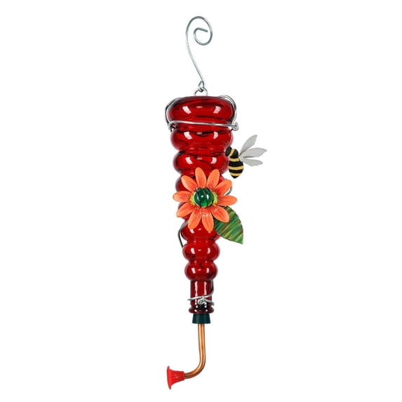 Sunset Vista Designs Enchanted Garden Collection Bee Hummingbird Feeder