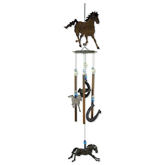 Sunset Vista Designs Horsing Around Horse Wind Chime, Medium