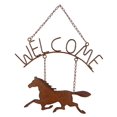 thumbnail image 1 of Sunset Vista Designs Horsing Around Welcome Sign, 16-1/2-Inch Long by 14-Inch Wide, 1 of 1