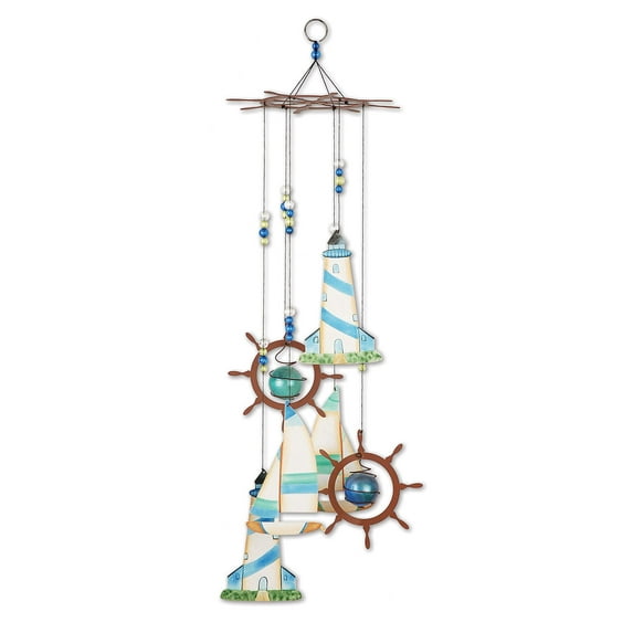 Sunset Vista Designs Kathy Hatch Sailing Collection Wind Chime, 24"