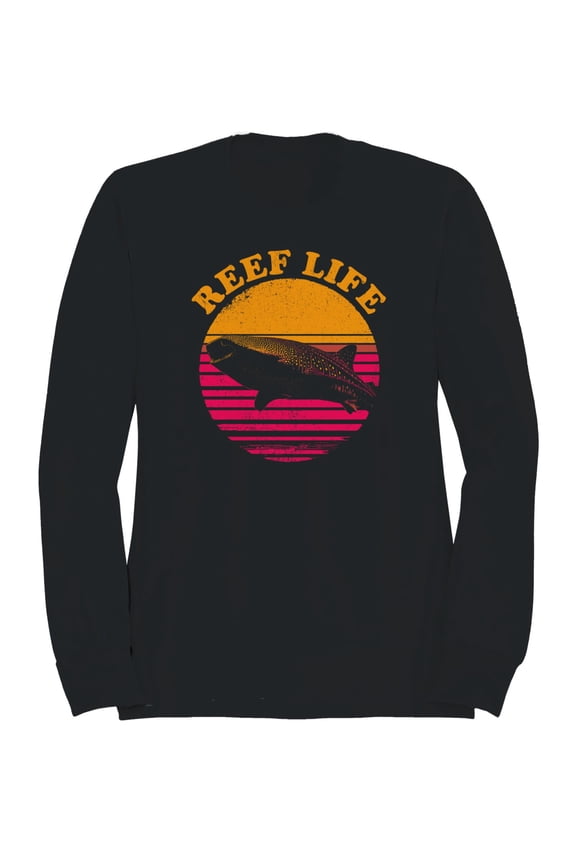 Sunset Whale Shark Reef Life Men's Sweatshirt