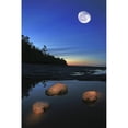 thumbnail image 1 of Sunset, Whitefish Dunes State Park, Wisconsin (Digital Composite) Poster Print (22 x 34), 1 of 3