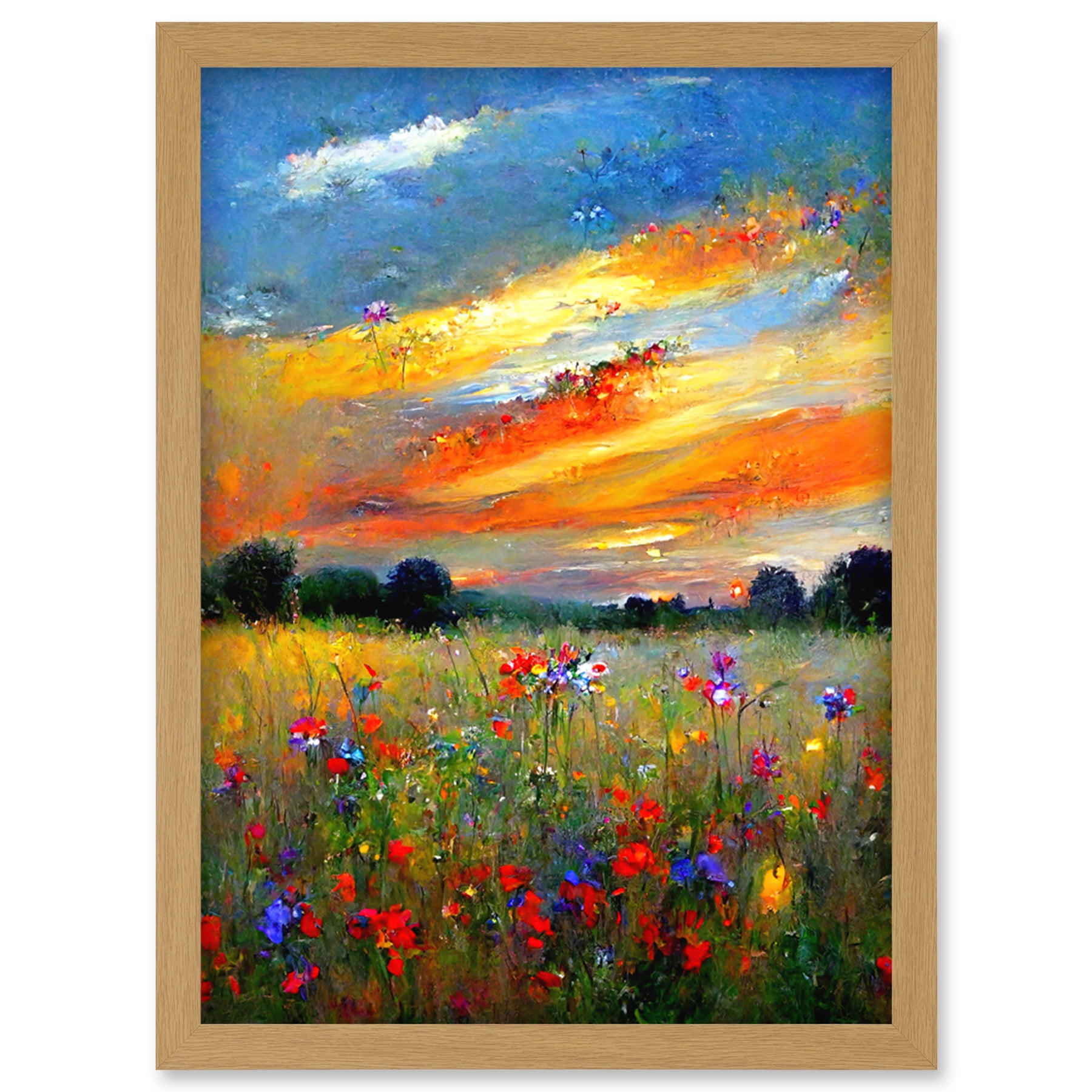 Sunset-Wildflower-Peaceful-