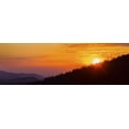 thumbnail image 1 of Sunset at Clingmans Dome, Great Smoky Mountains National Park, Tennessee, USA Poster Print (18 x 6), 1 of 1