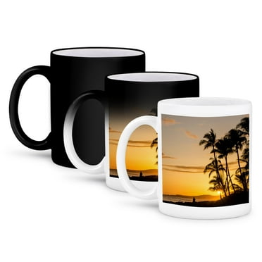 3dRose, Sunset at Poipu beach, Kauai, Hawaii., 11oz Magic Transforming Mug