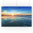 thumbnail image 1 of Sunset at the Beach Photography A-90912 (24x36 Giclee Gallery Print, Wall Decor Travel Poster), 1 of 3