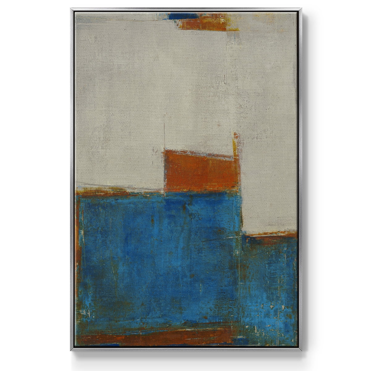 Sunset for Somebody Framed Premium Gallery Wrapped Canvas - Ready to Hang - 17 x 25 - Silver Floating Frame