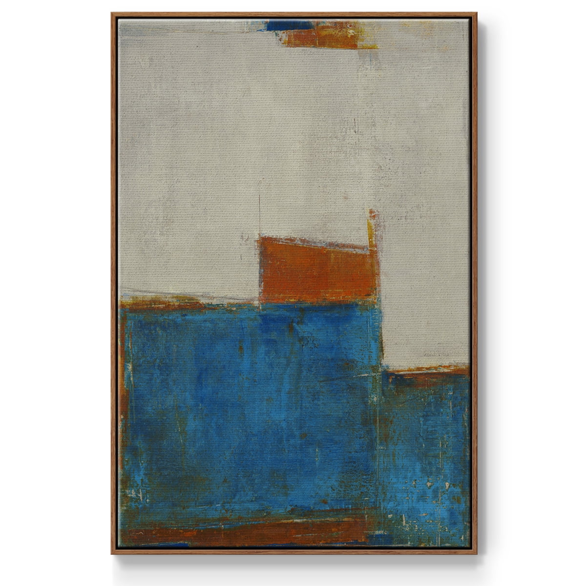 Sunset for Somebody Framed Premium Gallery Wrapped Canvas - Ready to Hang - 27 x 41 - Walnut Floating Frame