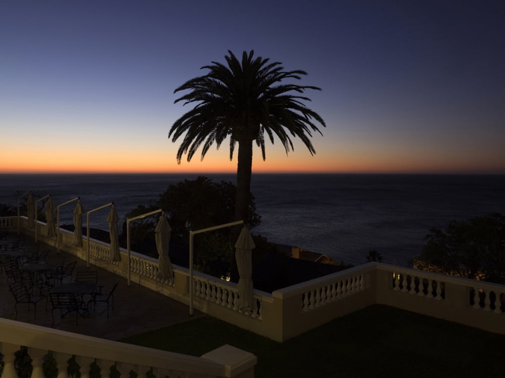 Sunset from porch of Ellerman House Bantry Bay Cape Town Western Province South Africa Canvas Art - Panoramic Images (24 x 18)