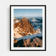 thumbnail image 1 of Sunset in the austrian alps - Sankt Martin bei Lofer Salzburg Österreich Photography Black Framed Wall Art Print 16 x 20 inches, 1 of 3