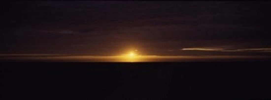 Sunset over a desert Namib Desert Swakopmund Namibia Canvas Art - Panoramic Images (15 x 6)