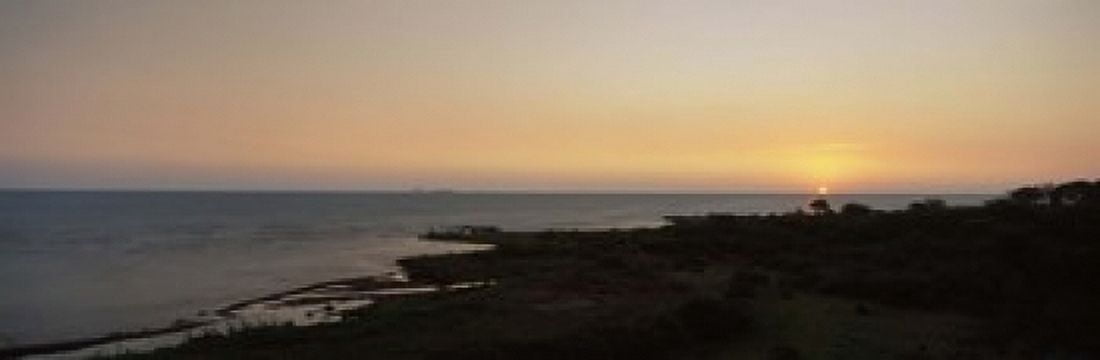 Sunset over a lake Lake Victoria Great Rift Valley Kenya Canvas Art - Panoramic Images (18 x 6)