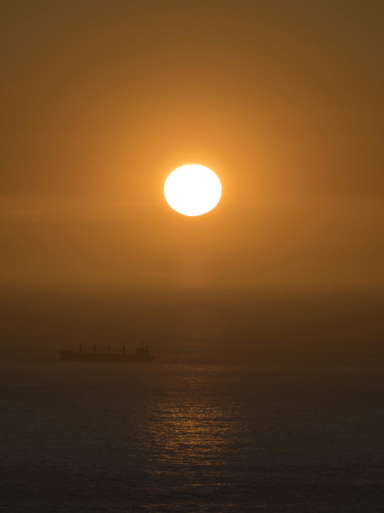 Sunset over the ocean Cape Town Western Cape Province South Africa Canvas Art - Panoramic Images (12 x 16)