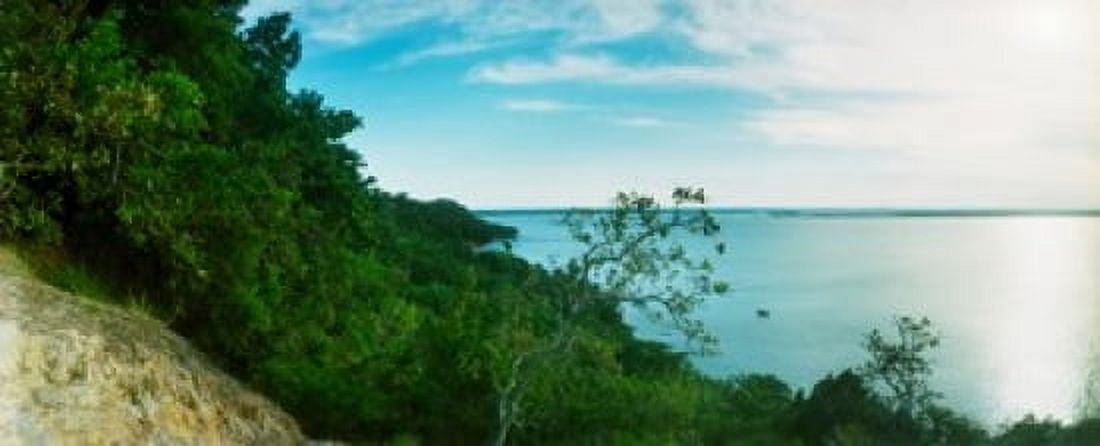 Sunset over the ocean Morro De Sao Paulo Tinhare Cairu Bahia Brazil Canvas Art - Panoramic Images (30 x 12)