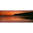 thumbnail image 1 of Sunset over the sea, Goa, India Poster Print (36 x 12), 1 of 1