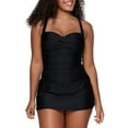 thumbnail image 1 of Sunsets Escape Swimwear Black Sienna Swim Dress, 1 of 4