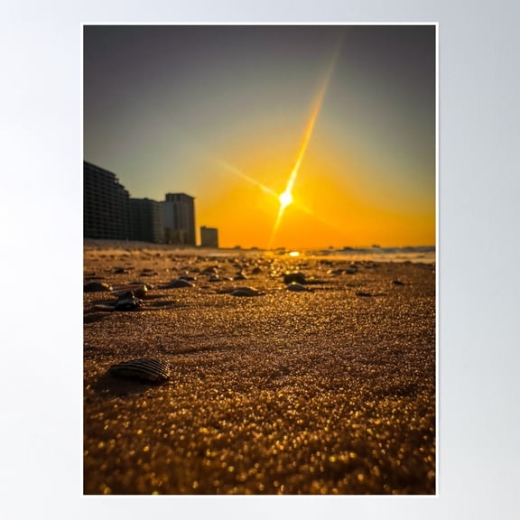 Sunsets & Sand Poster Wall Art, Modern Wall Decor, 8x12 UNFRAMED