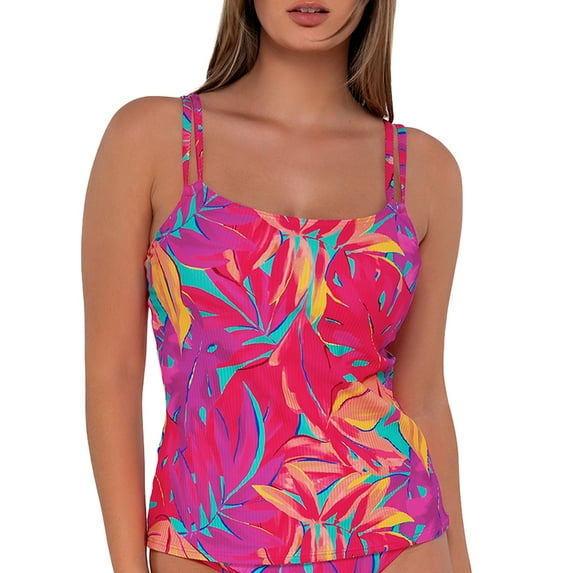 Sunsets Swimwear Oasis Sandbar Rib Taylor Tankini Top