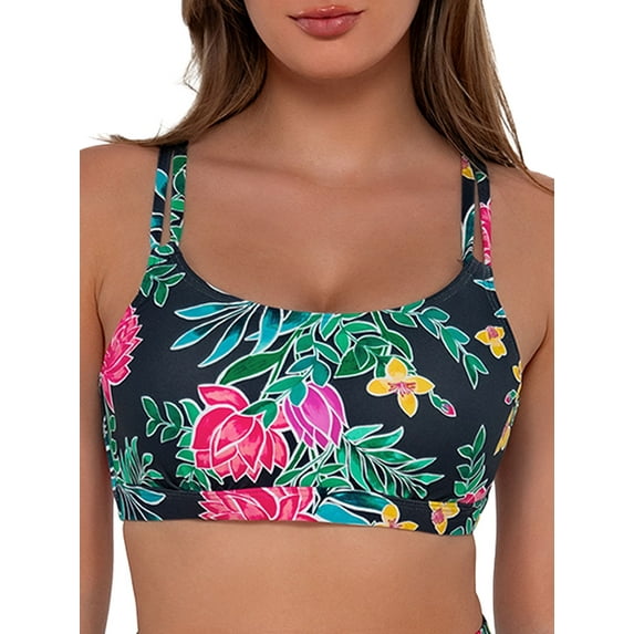 Sunsets Swimwear Twilight Blooms Taylor Bralette Top