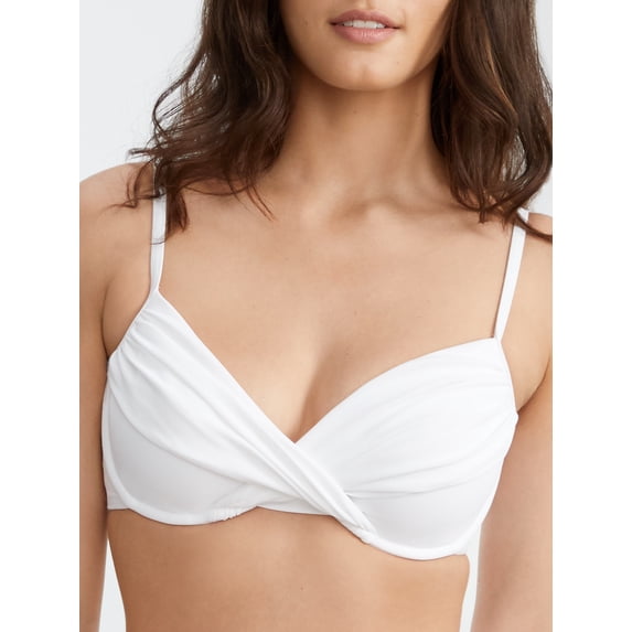 White Lily Crossroads Underwire Bikini Top Swimsuit