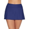 thumbnail image 1 of Sunsets Womens Indigo Sporty Skirted Bikini Bottom Style-40B-INDIG Swimsuit, 1 of 4
