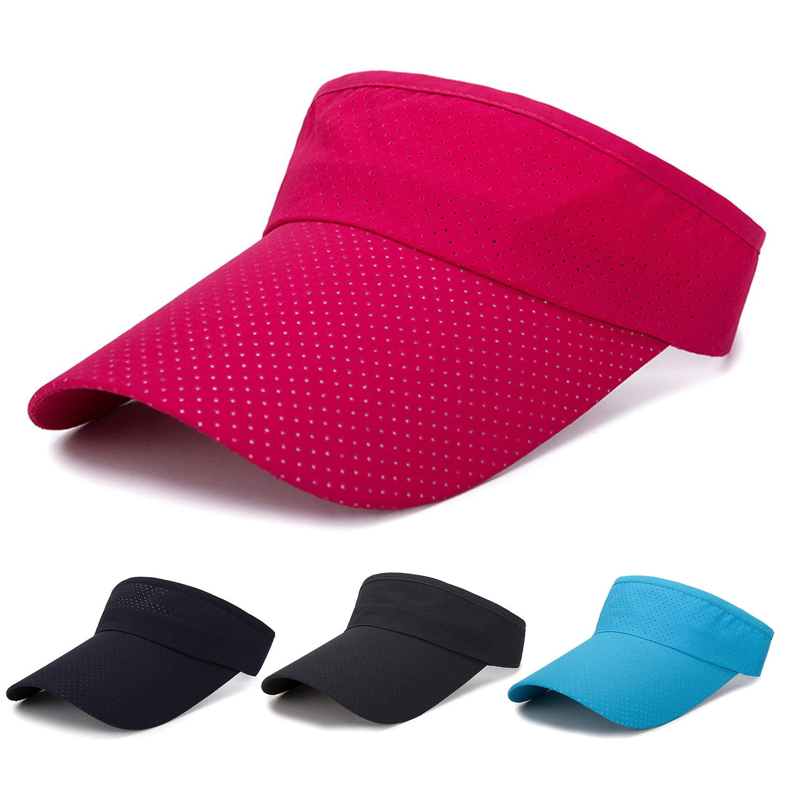 Sun Visor Hat Cap UV Protection - Premium Adjustable Solar Headband Face  Shield Black Mirrored