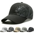 thumbnail image 1 of Sunshade Cap Ultralight Quick Drying Chinese Style Dragon Print Baseball Hat for Outdoor, 1 of 8