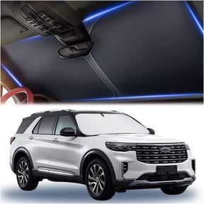 Sunshade for Car Windshield, Portable Windshield Sun Shade, Foldable Sunshade for Windshield, Blocking 99% Sunlight & Heat, Summer Car Essentials Sun Cover for Car Windshield Fits, Truck, SUV