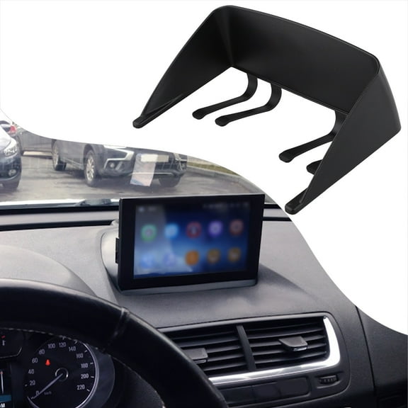 Sunshade For 7 Inch For Gps Navigation Detachable Anti Glare Visor For Cars Reduces Brightness And Reflections