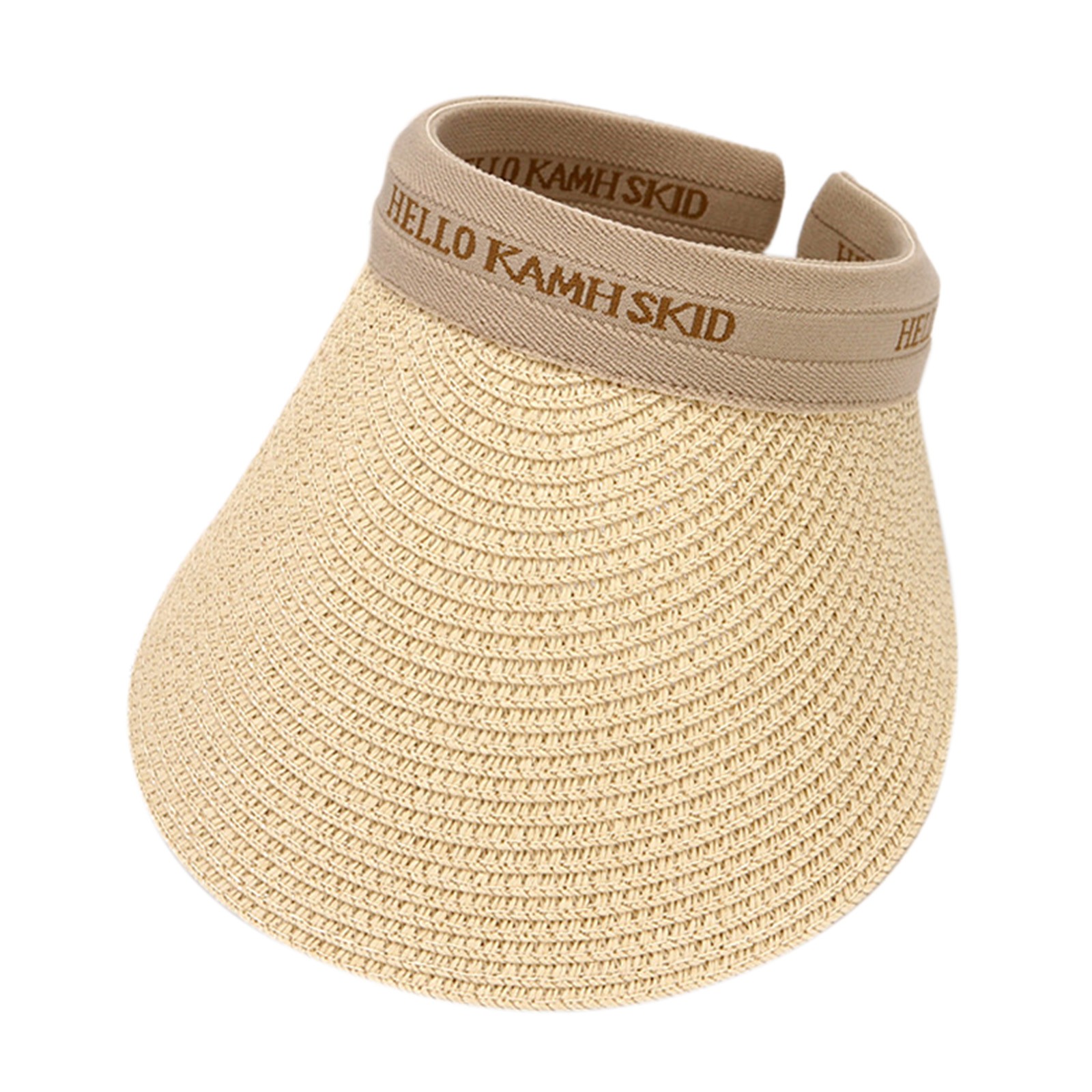 Sunshade Hat Summer Outdoors Women Wide Brim Straw Hat Beach Golf Sun