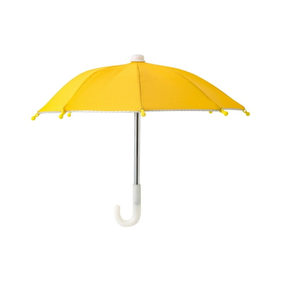 Sunshade Umbrella Mini Motorcycle Umbrella Toy Umbrella (Yellow)