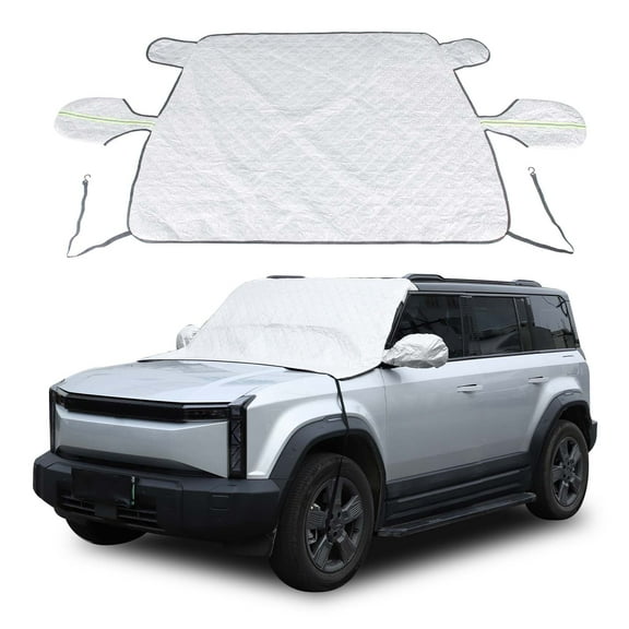 Sunshade and Snow Shield withToyota Tacoma 2016-2022,Sunshade and Snow Shield , Foldable Reflective Sun Visor, Snow Blocker (Snow Cover)