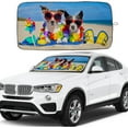 thumbnail image 1 of Sunshade for Car Windshield,Foldable Car Windshield Sun Shade,Front Window Sun Visor Protector Blocks UV Rays and Heat 59"X 33", 1 of 10