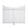 thumbnail image 1 of Sunshades Depot 10 Sets 32" H x 84" W Vinyl Picket Fence Panel White PVC Outdoor Decorative Fence Garden Picket Fence (20X10 Pickets, Scallop), 1 of 5