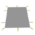 thumbnail image 1 of Sunshades Depot 10'x48' Rectangle Light Grey Winter Pool Cover Pool Safety Covers for In-Ground Swimming Pools Inground Pool Leaf Net Cover Wire Rope Hemmed All Edges, 1 of 5
