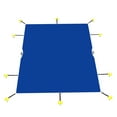 thumbnail image 1 of Sunshades Depot 14'x22' Rectangle Blue Winter Pool Cover Pool Safety Covers for In-Ground Swimming Pools Inground Pool Leaf Net Cover Wire Rope Hemmed All Edges, 1 of 5