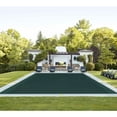 thumbnail image 1 of Sunshades Depot 16'x24' Dark Green Rectangle Winter Pool Cover Pool Safety Covers for In-Ground Swimming Pools Inground Pool Leaf Net Cover Wire Rope Hemmed All Edges, 1 of 5