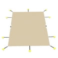 thumbnail image 1 of Sunshades Depot 8'x42' Rectangle Beige Winter Pool Cover Pool Safety Covers for In-Ground Swimming Pools Inground Pool Leaf Net Cover Wire Rope Hemmed All Edges, 1 of 5