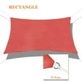 thumbnail image 1 of Sunshades Depot 9' x 9' Sun Shade Sail Square Permeable Canopy Red Custom Size Available Commercial Standard, 1 of 1