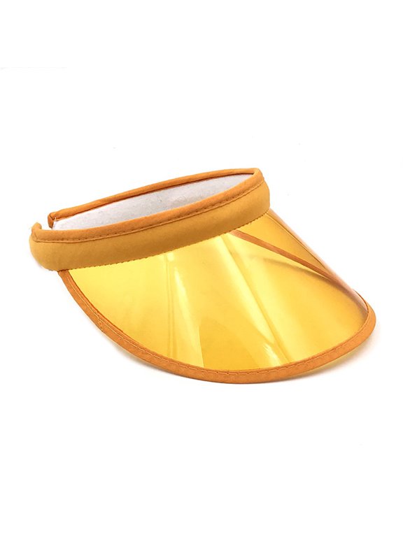 Sunshades Hat For Women Uv Protections Clear Visors Hat Golf Visors SunVisor Clear Colored Plastic SunVisor