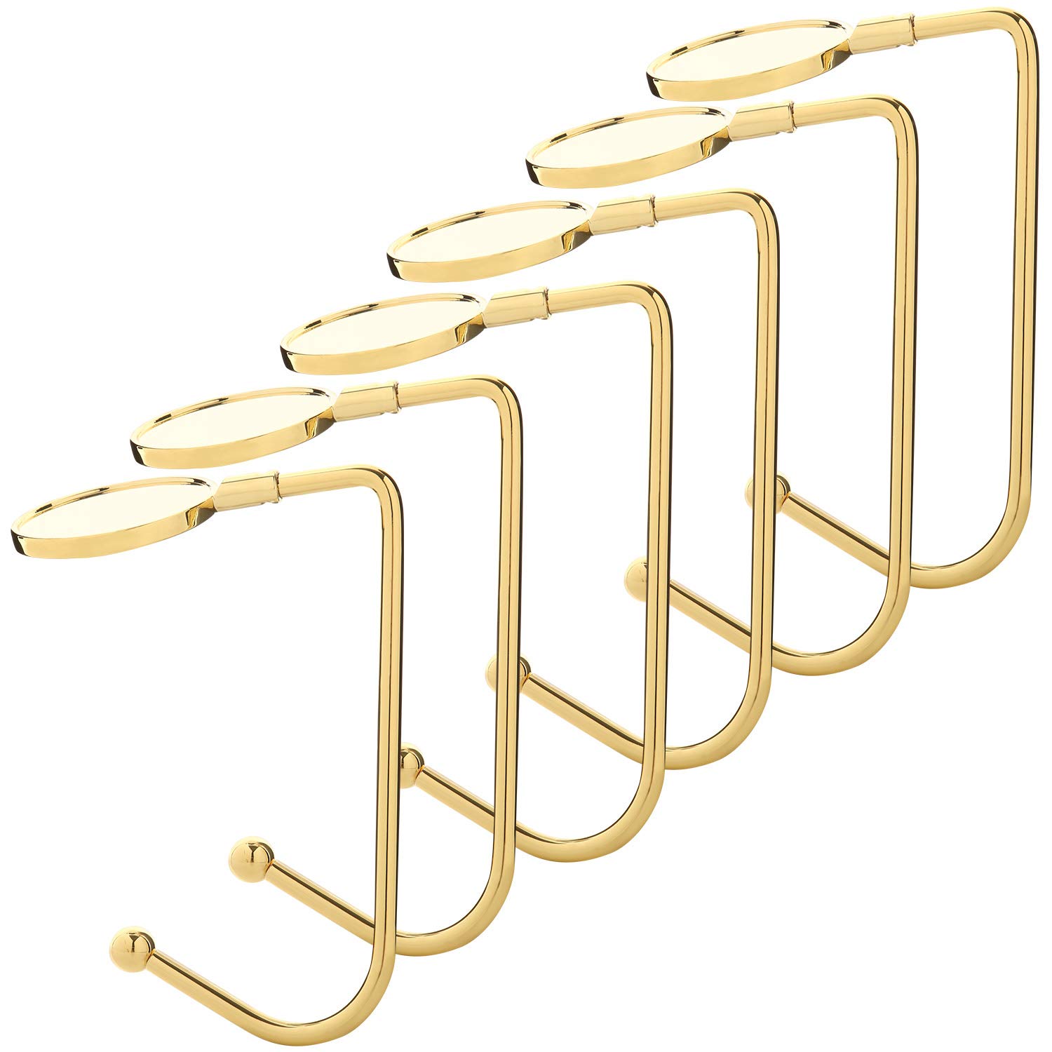 Sunshane 6 Pieces Christmas Stocking Holders Mantel Hooks Hanger